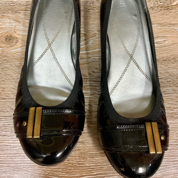 Naturalizer Shoes - Naturalizer Black shiny flats